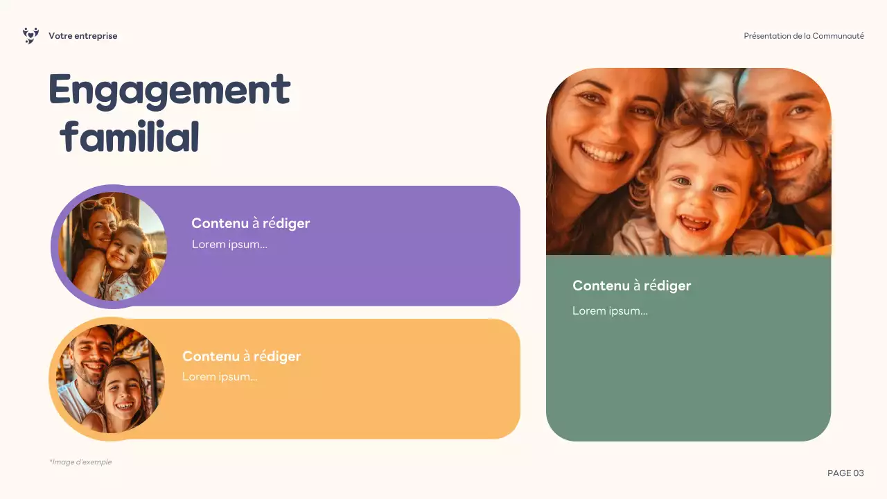 Présentation de la communauté inclusive Purple Illustration