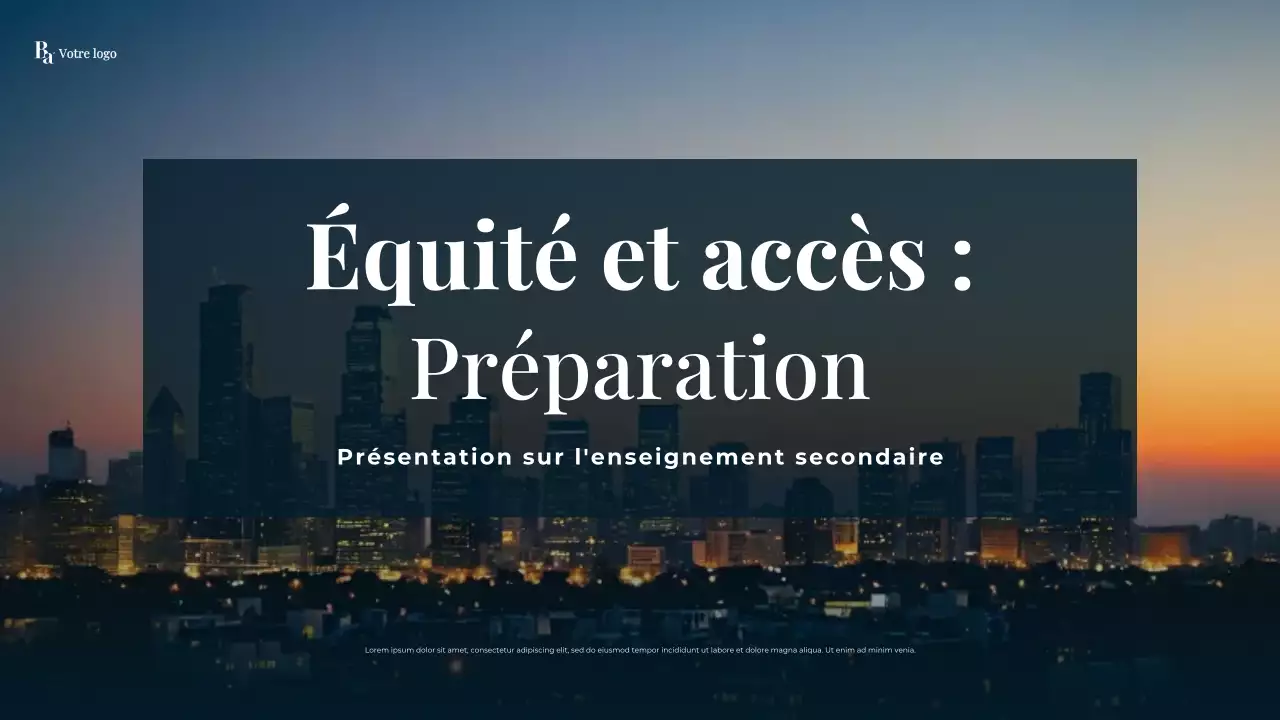 Présentation de l'enseignement secondaire moderne de la Marine