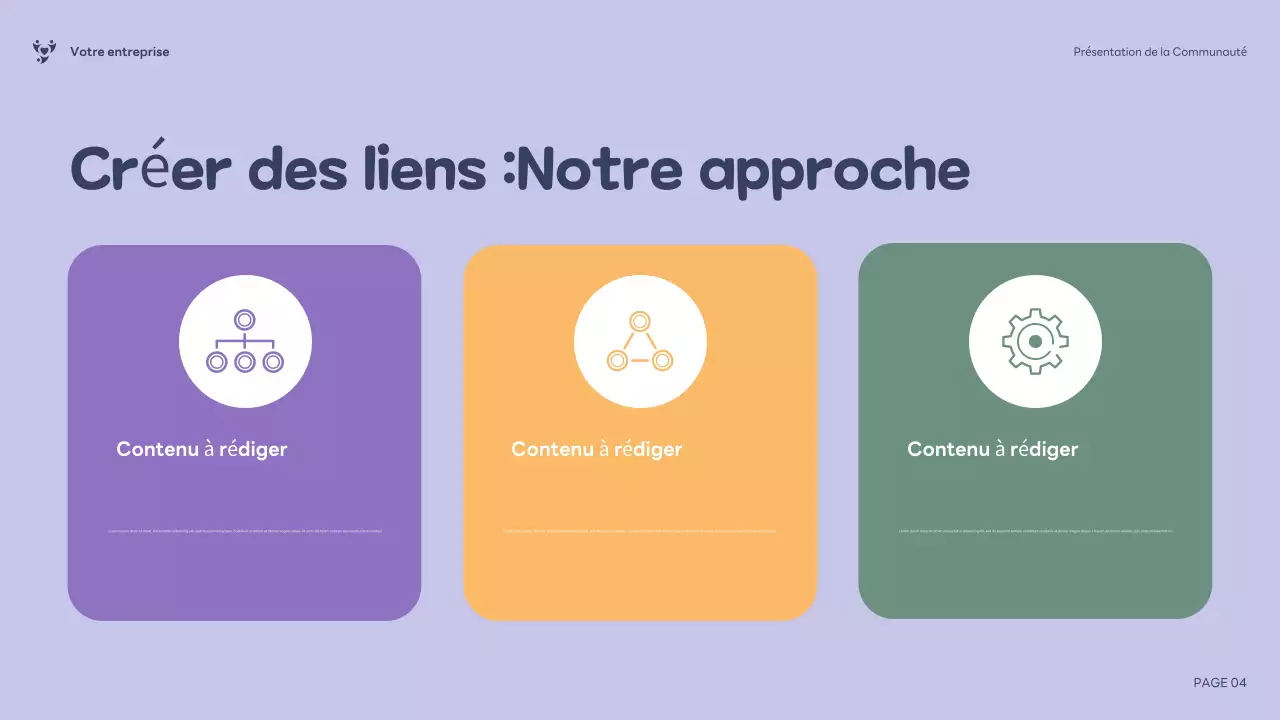 Présentation de la communauté inclusive Purple Illustration