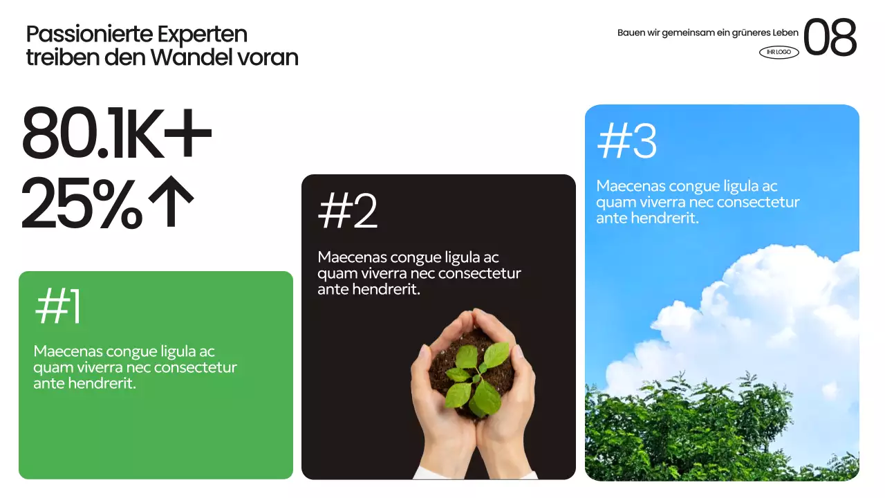 Ankündigung zur Green Modern Sustainability