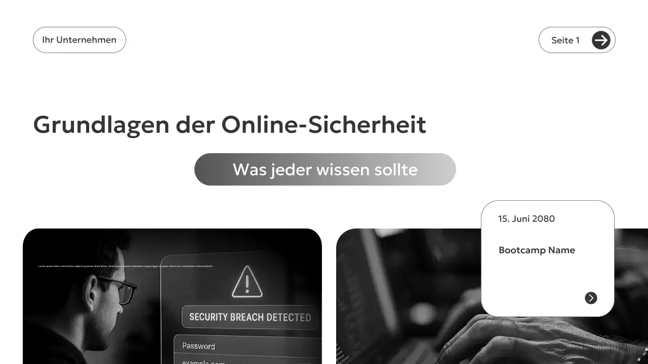 Grey Modern Security Guide