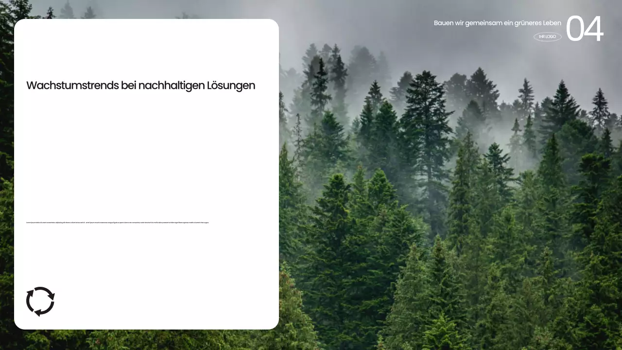 Ankündigung zur Green Modern Sustainability