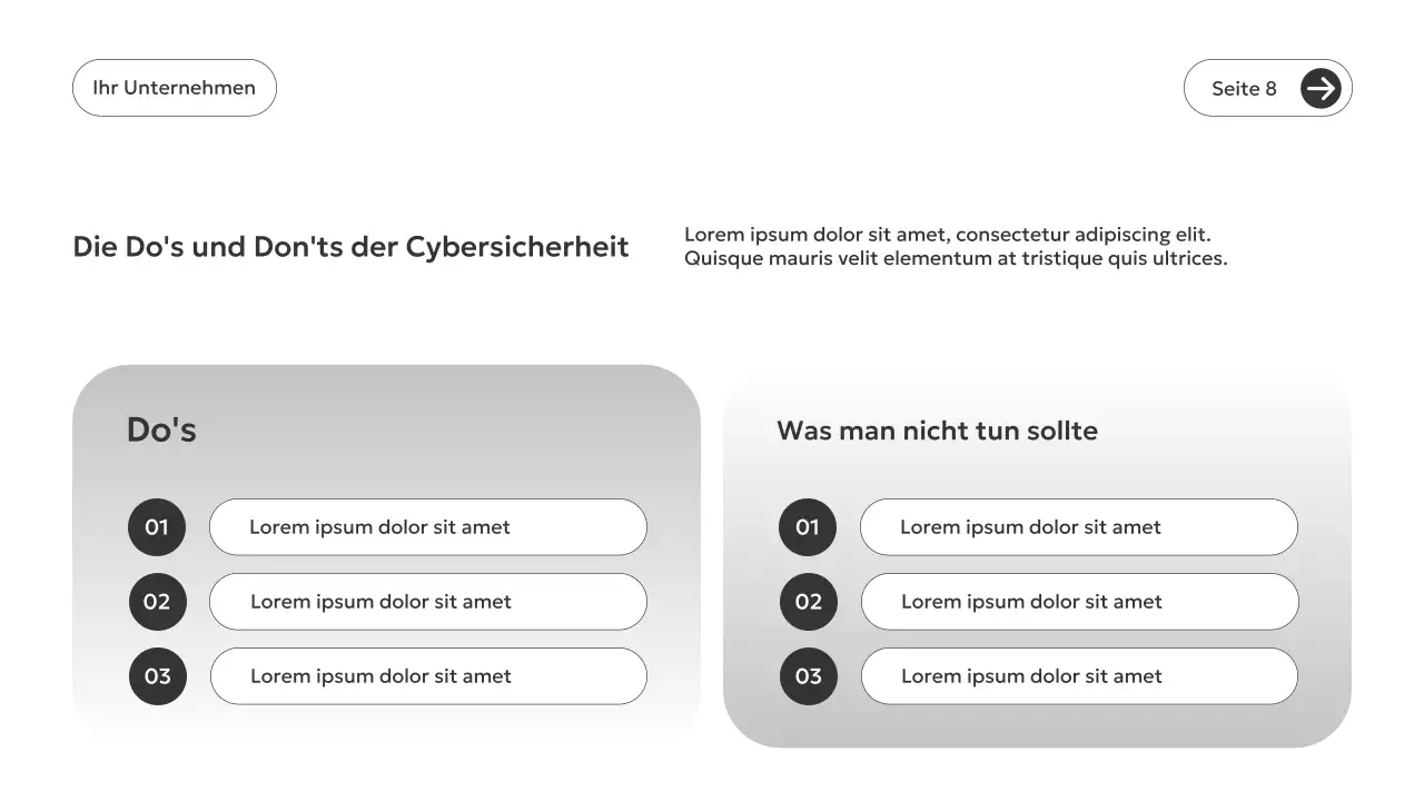 Grey Modern Security Guide
