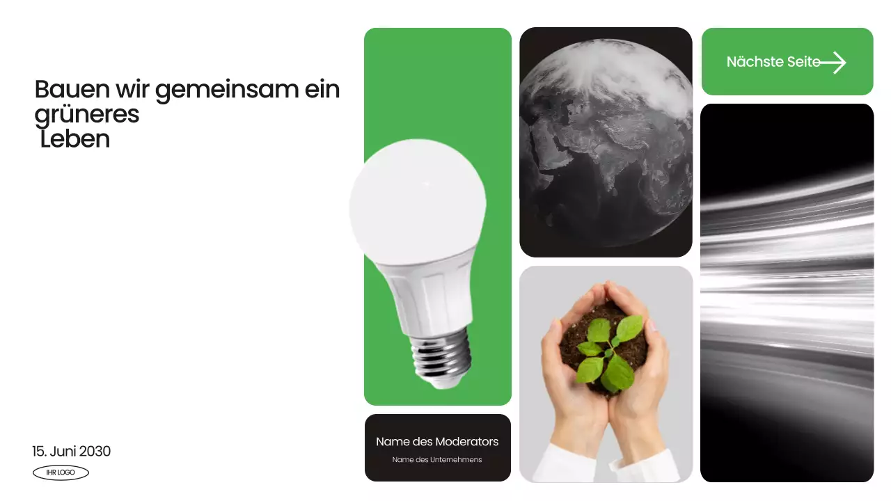 Ankündigung zur Green Modern Sustainability