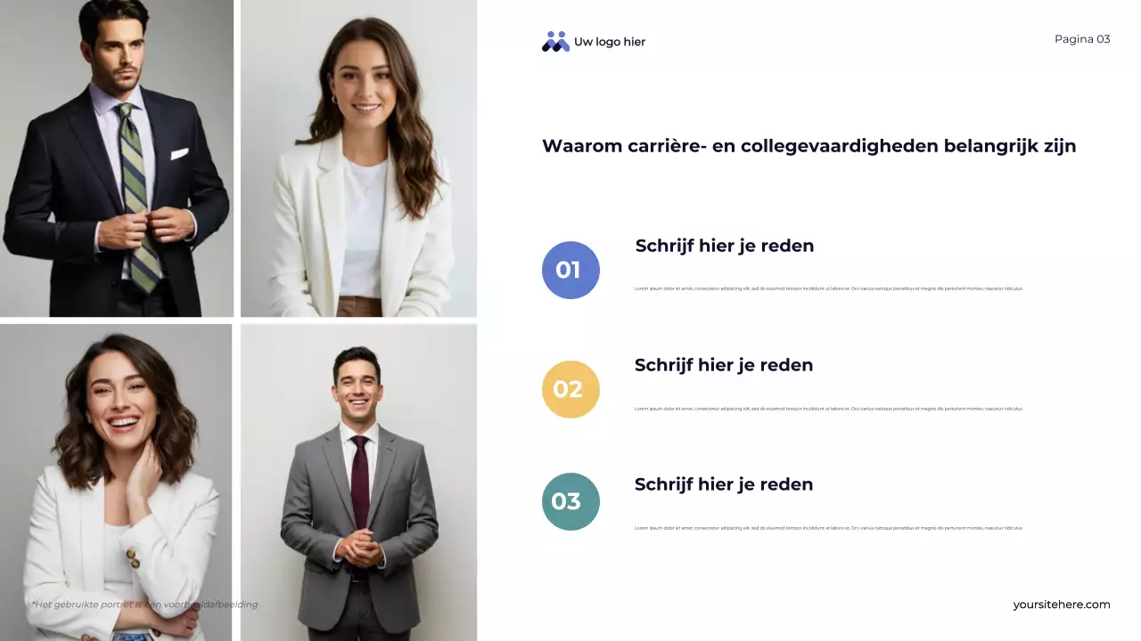 Overzichtpresentatie Blue Abstract Future-Ready Pathways