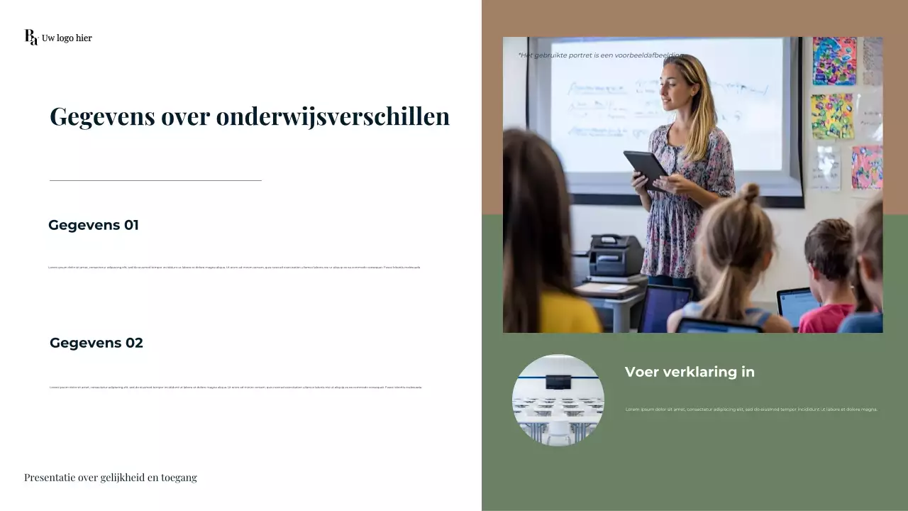 Presentatie van de Marine Modern Secundair Onderwijs