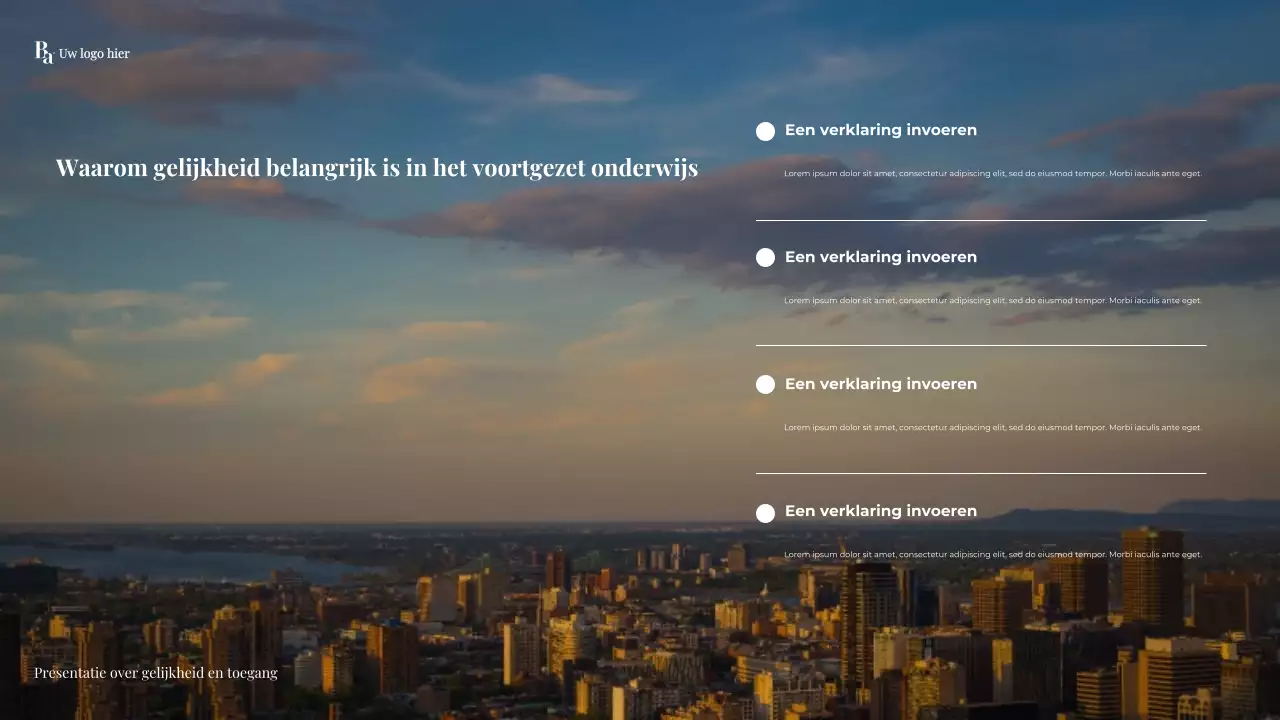 Presentatie van de Marine Modern Secundair Onderwijs