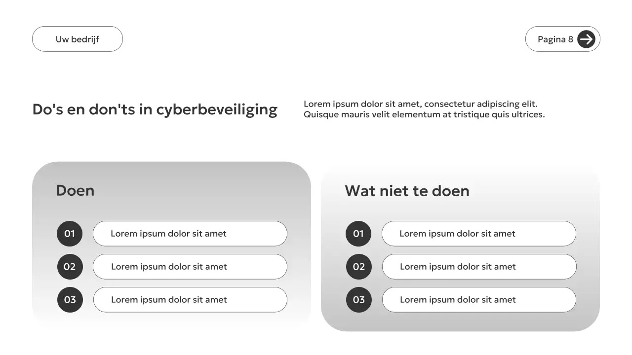 Grijze moderne beveiligingsgids