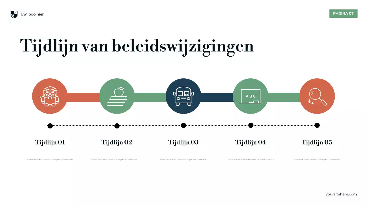 Presentatie Blauw Modern Voortgezet Onderwijs