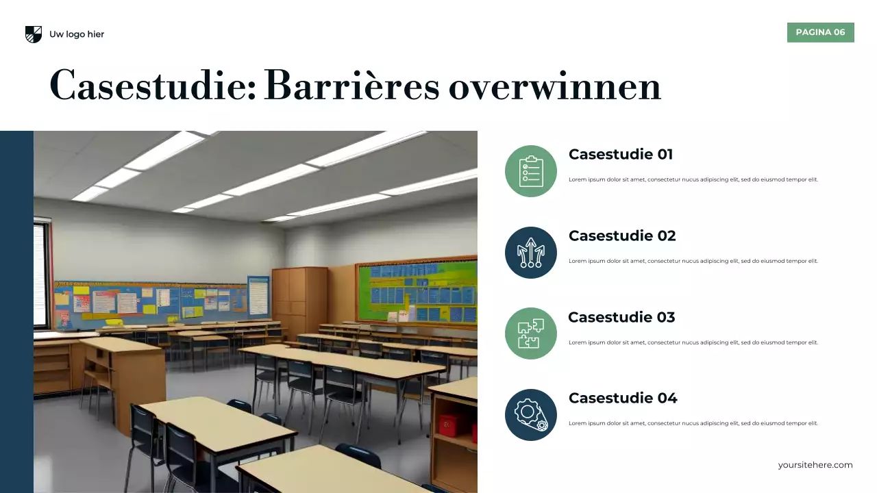 Presentatie Blauw Modern Voortgezet Onderwijs