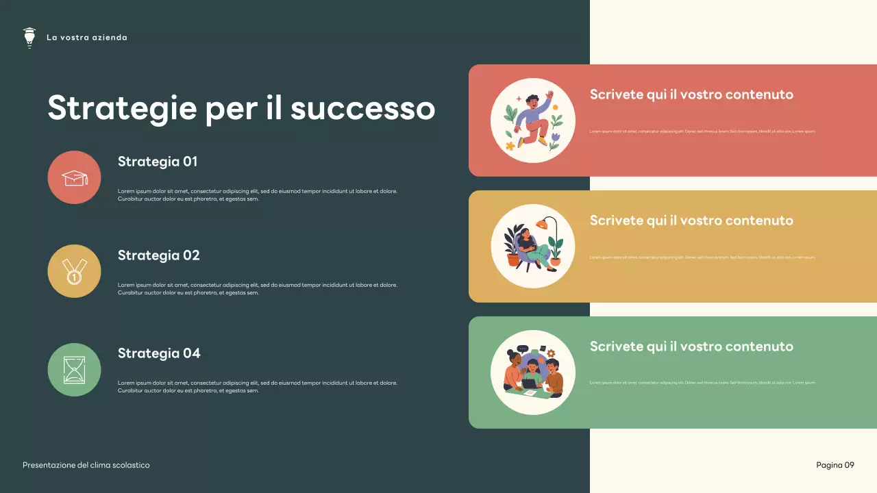 Presentazione sul clima della scuola moderna Brown and Green