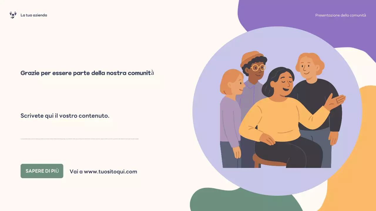 Presentazione della comunità inclusiva di Purple Illustration