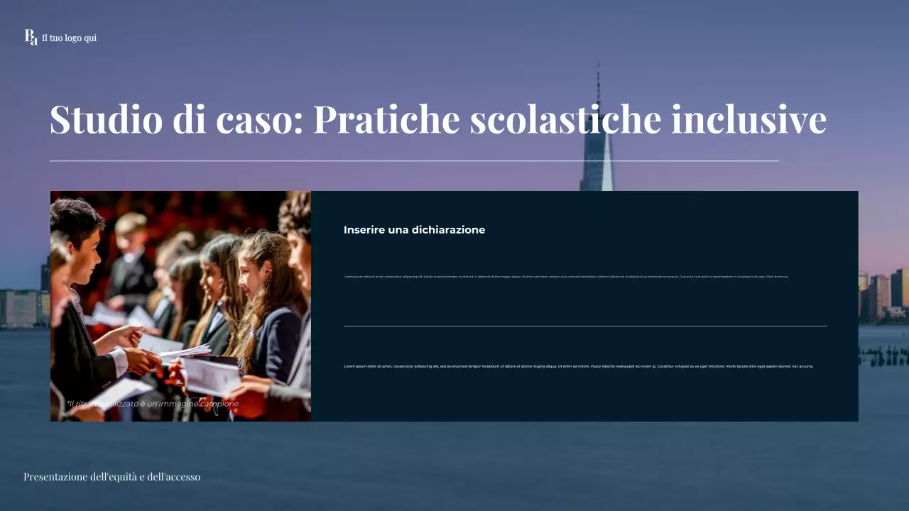 Presentazione dell'istruzione secondaria moderna della Marina