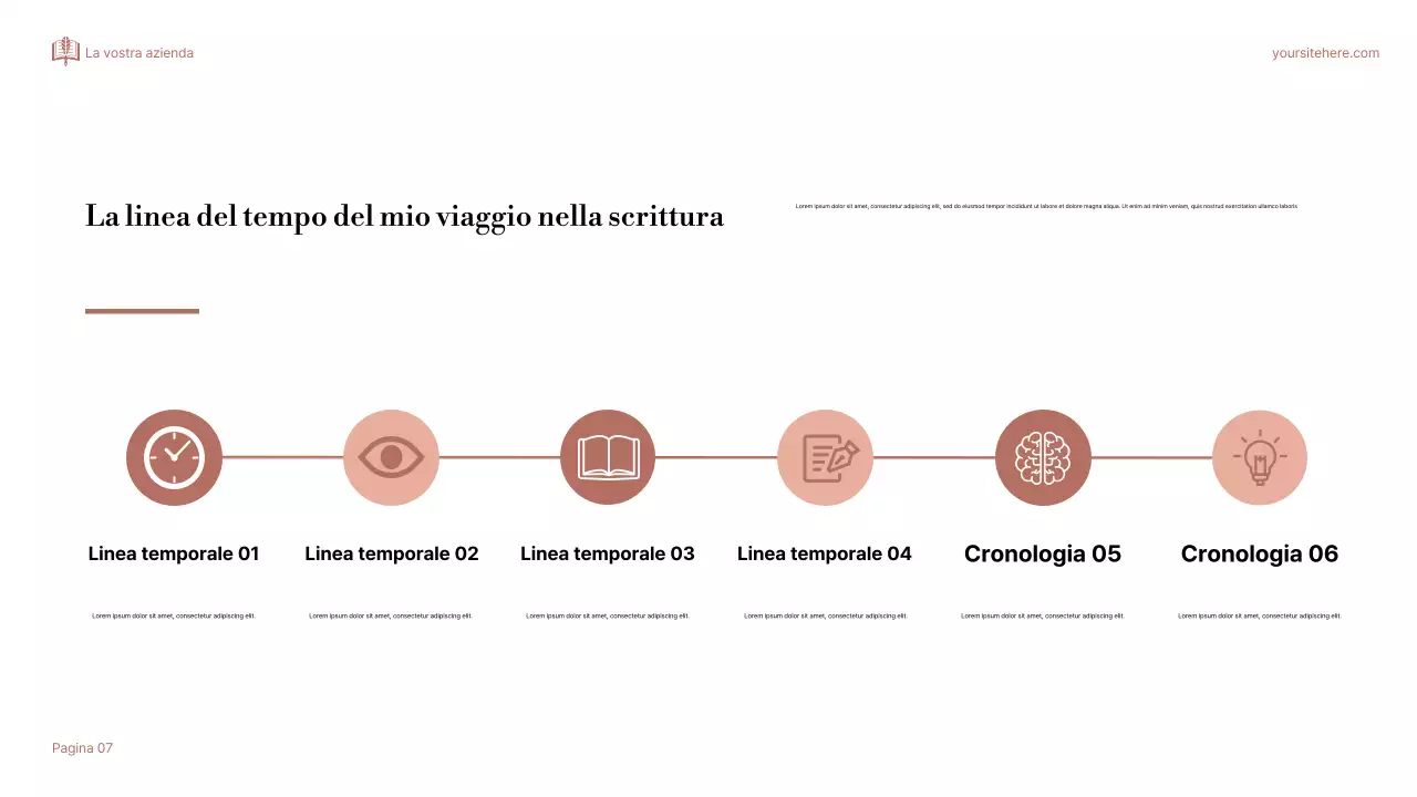 Presentazione di Storytelling Beige Elegante