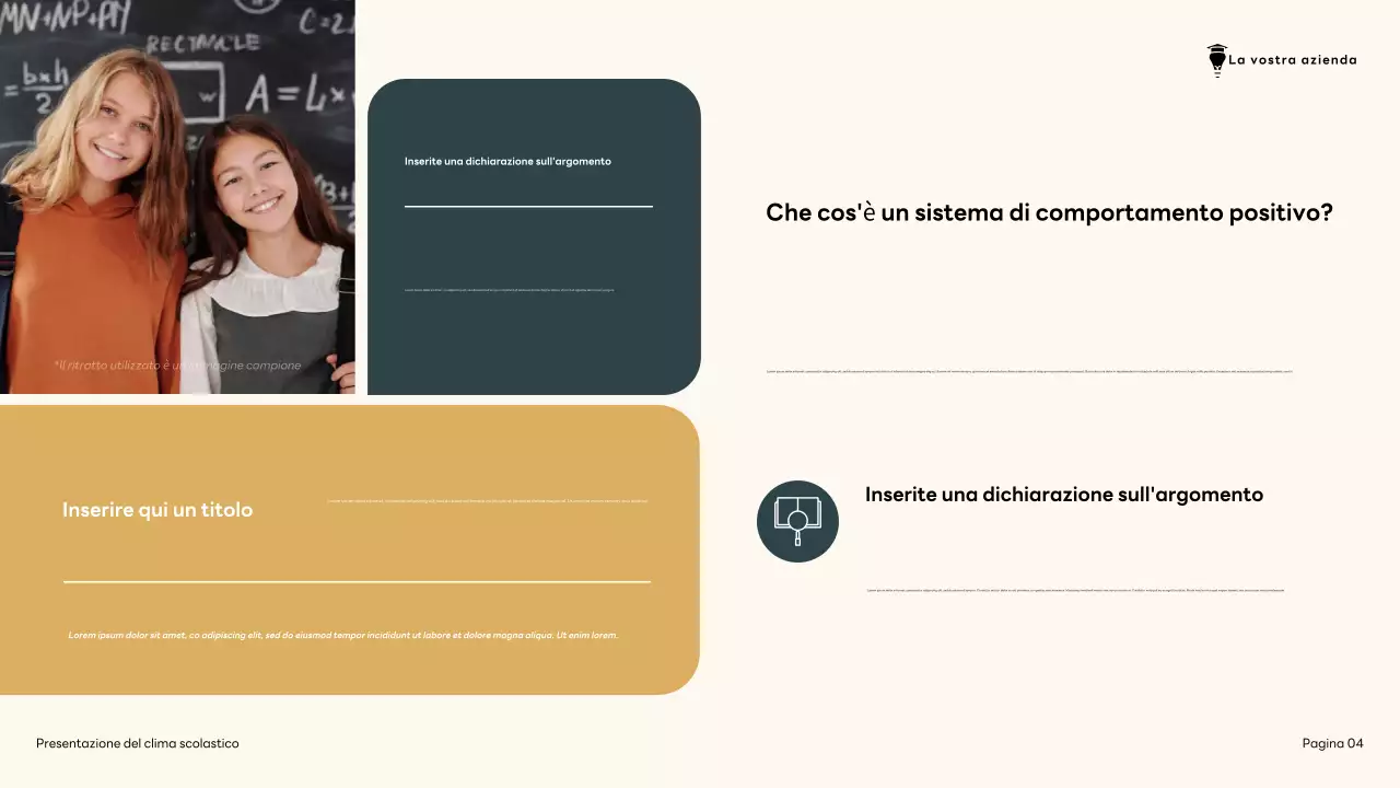 Presentazione sul clima della scuola moderna Brown and Green