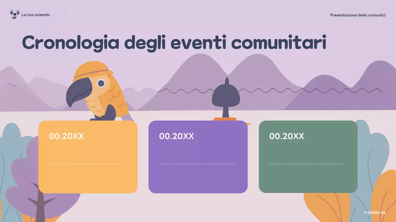 Presentazione della comunità inclusiva di Purple Illustration