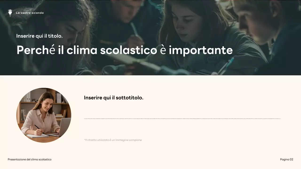 Presentazione sul clima della scuola moderna Brown and Green