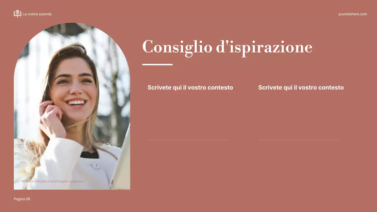 Presentazione di Storytelling Beige Elegante