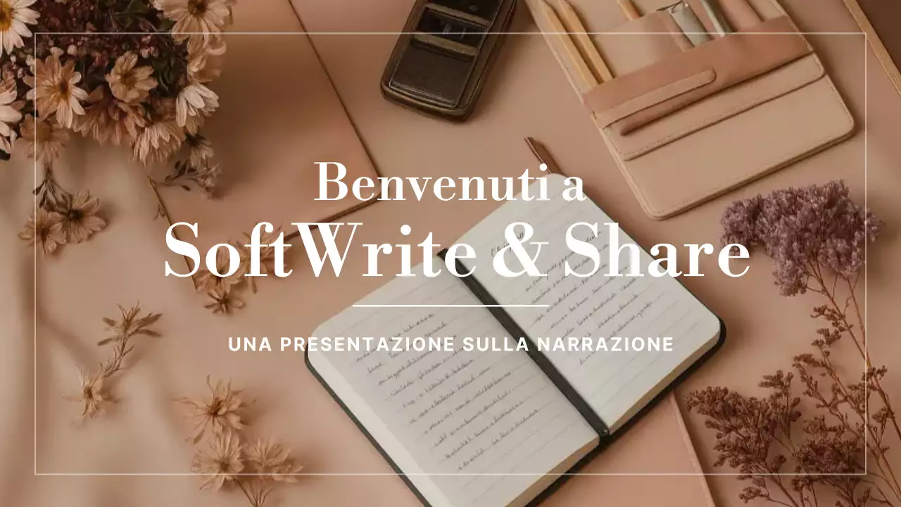 Presentazione di Storytelling Beige Elegante
