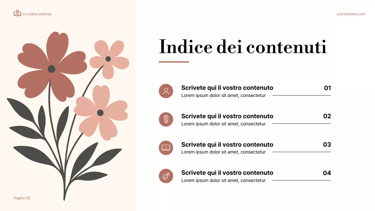 Presentazione di Storytelling Beige Elegante