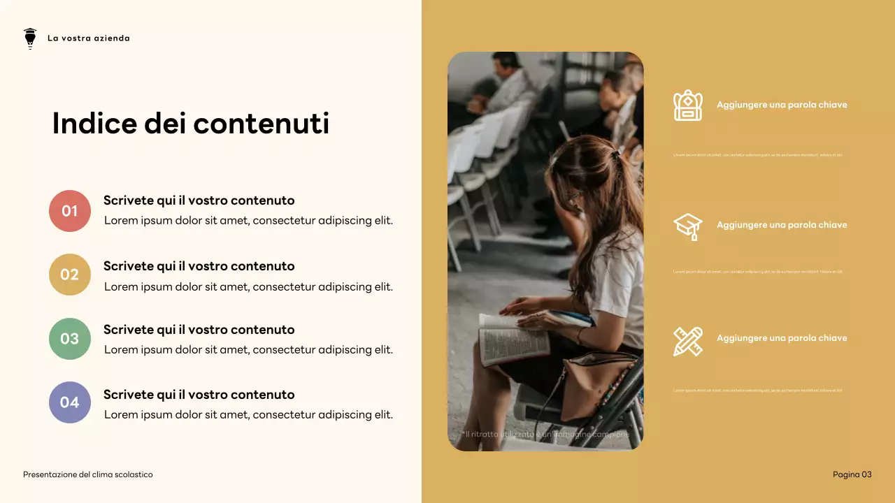 Presentazione sul clima della scuola moderna Brown and Green