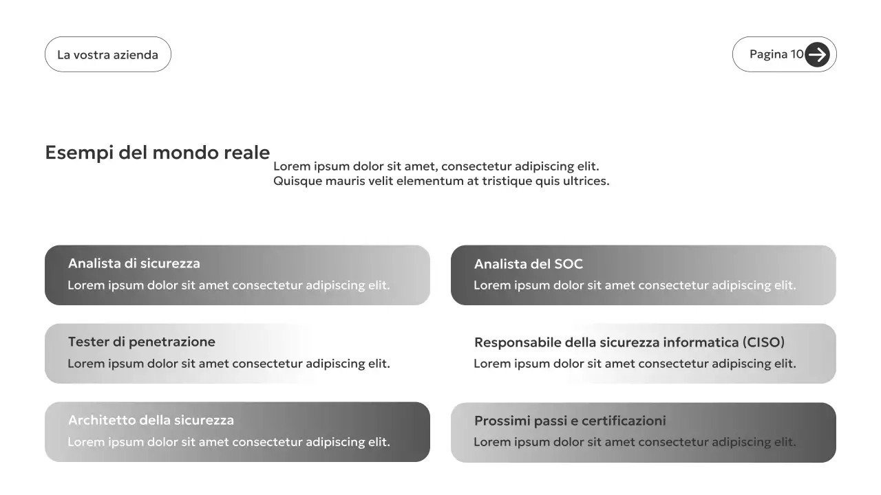 Guida alla sicurezza moderna grigia