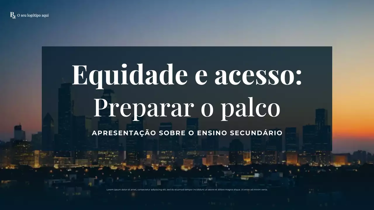 Apresentação do Ensino Secundário Moderno da Marinha