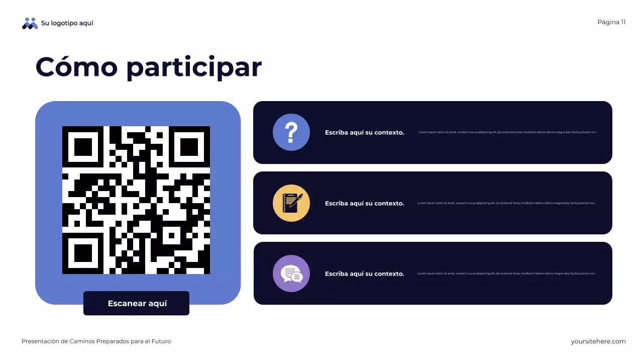 Presentación general de Blue Abstract Future-Ready Pathways