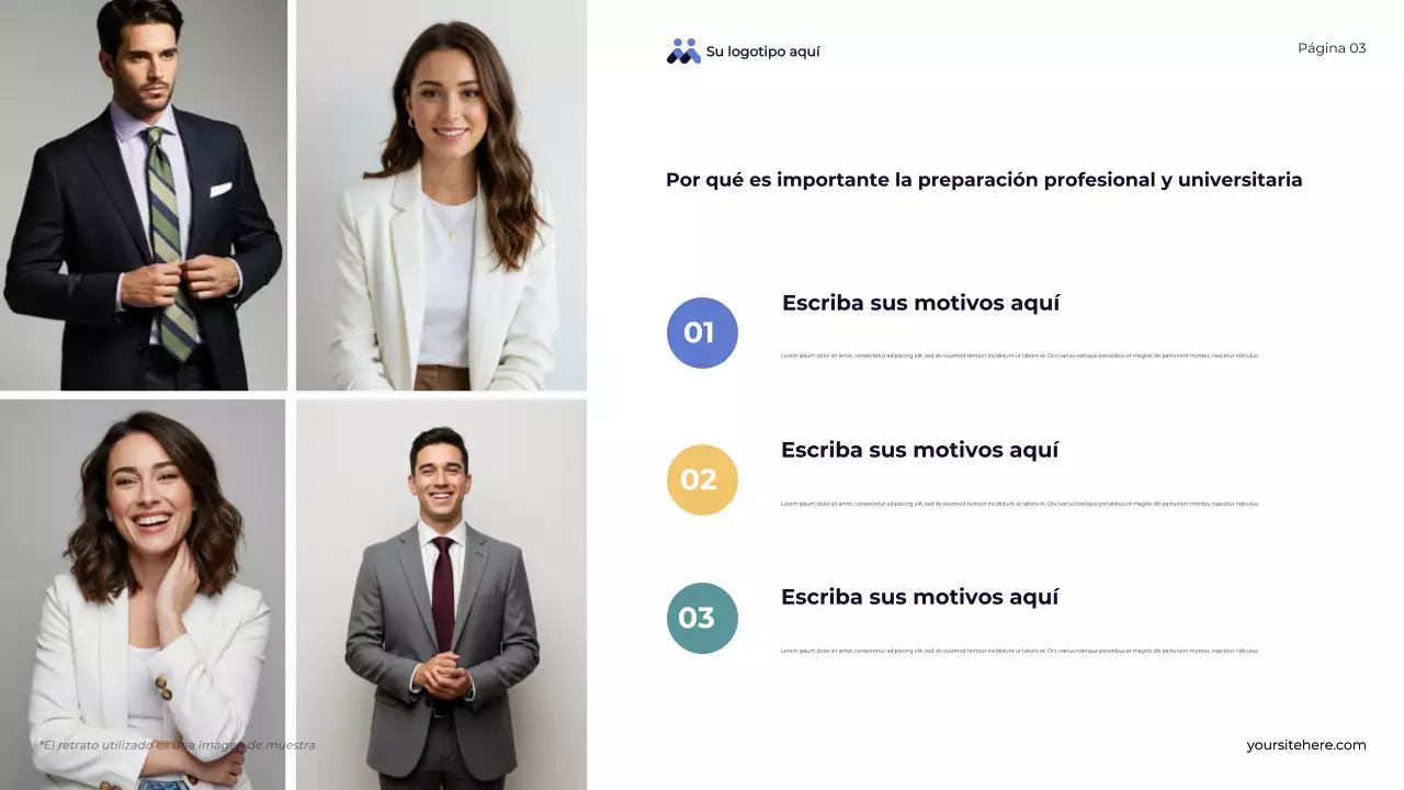 Presentación general de Blue Abstract Future-Ready Pathways