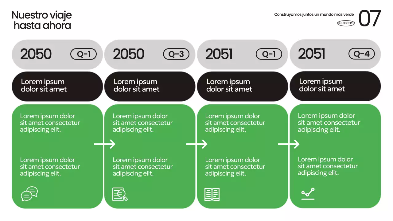 Anuncio de sostenibilidad de Green Modern