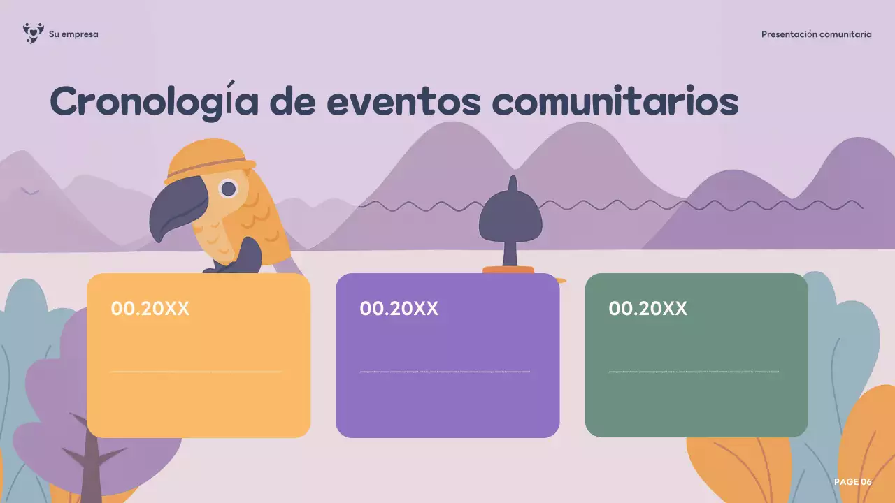 Presentación de la comunidad inclusiva de Purple Illustration