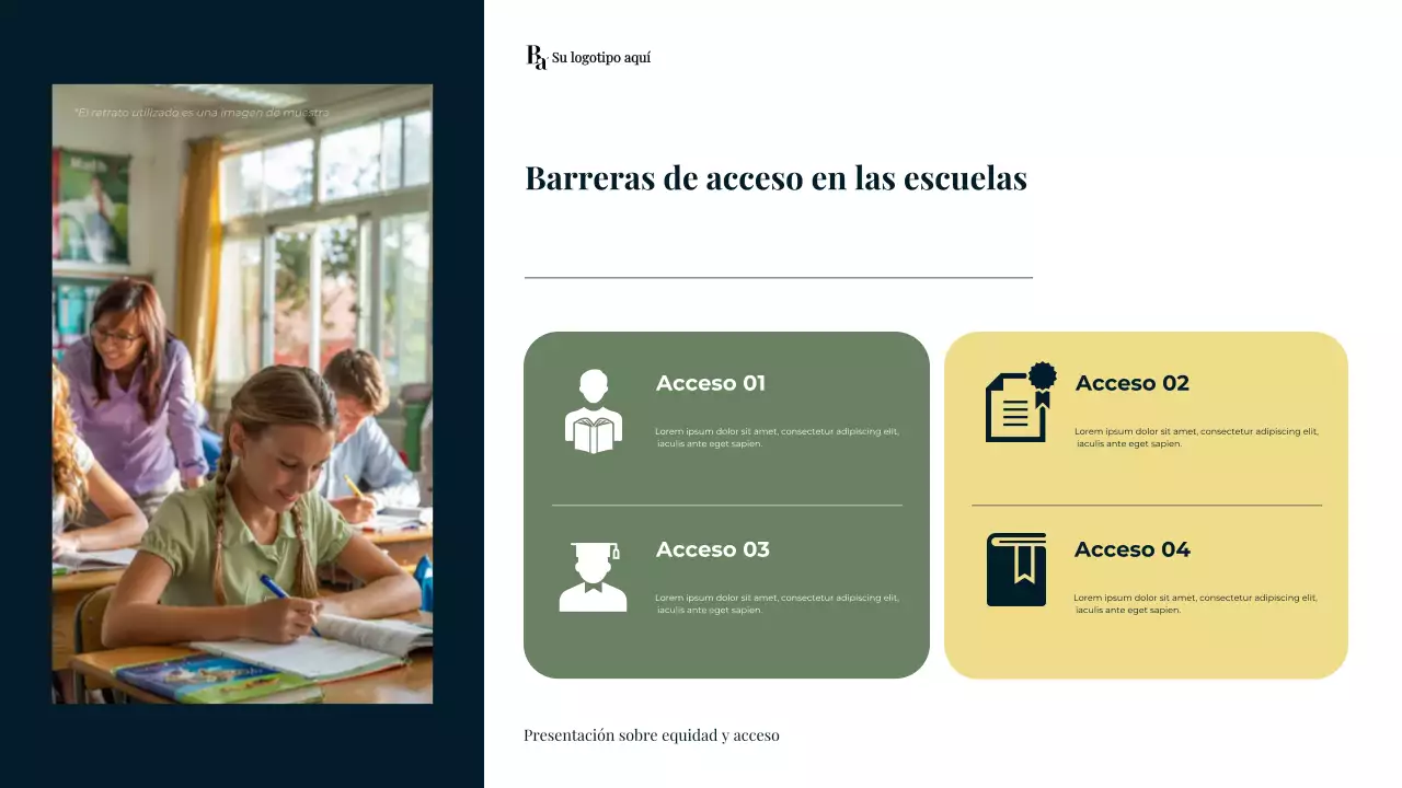 Presentación de la educación secundaria moderna de la Armada