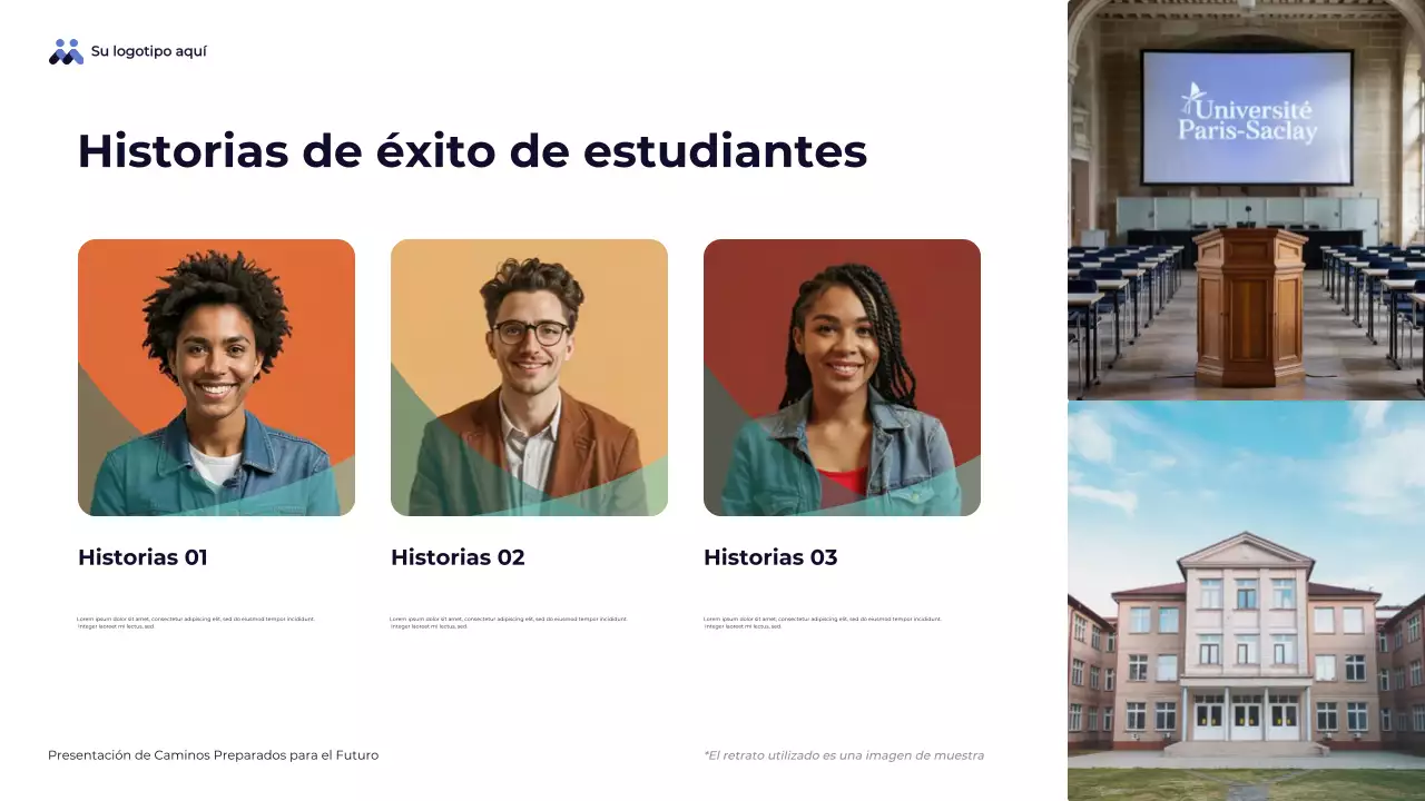 Presentación general de Blue Abstract Future-Ready Pathways