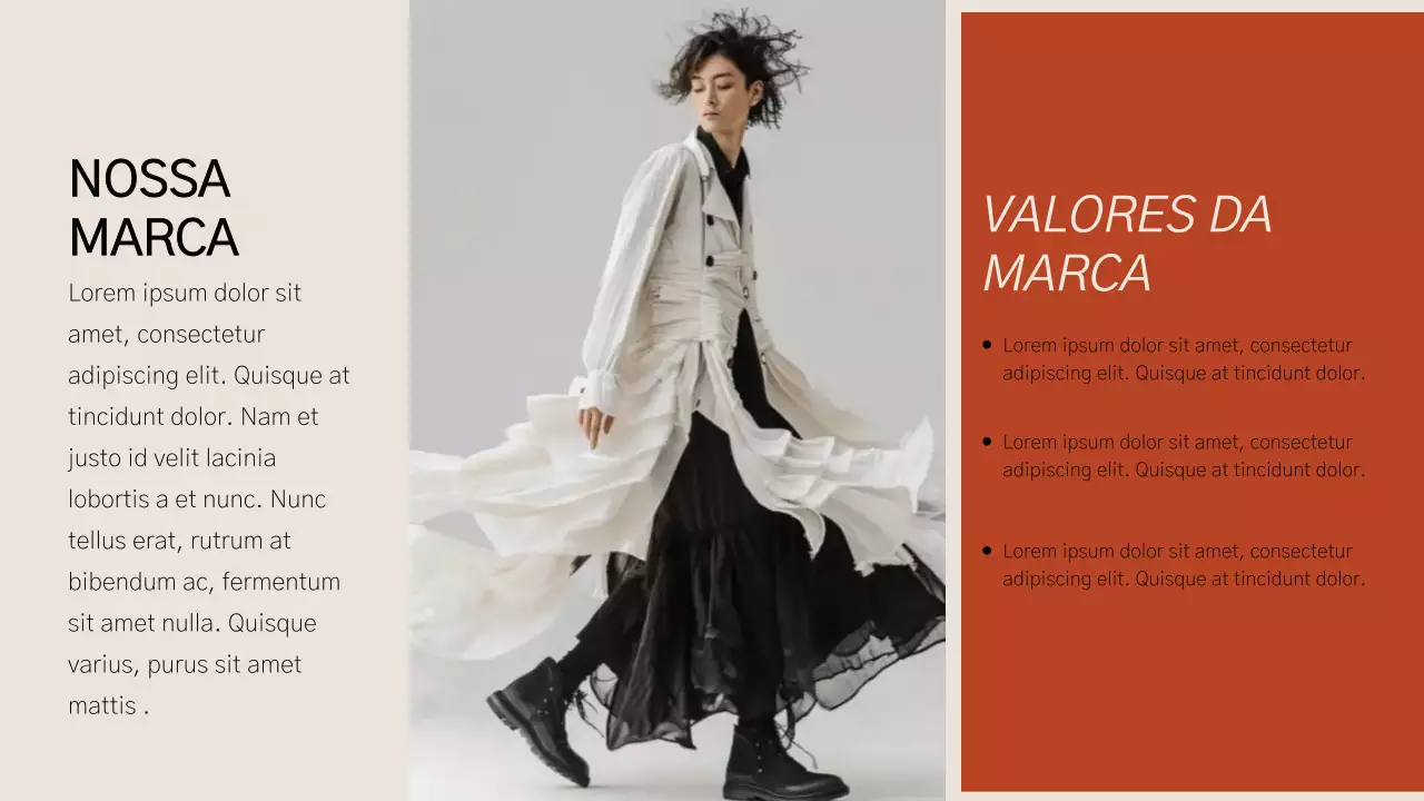 Apresentação de livro de histórias de moda moderna bege