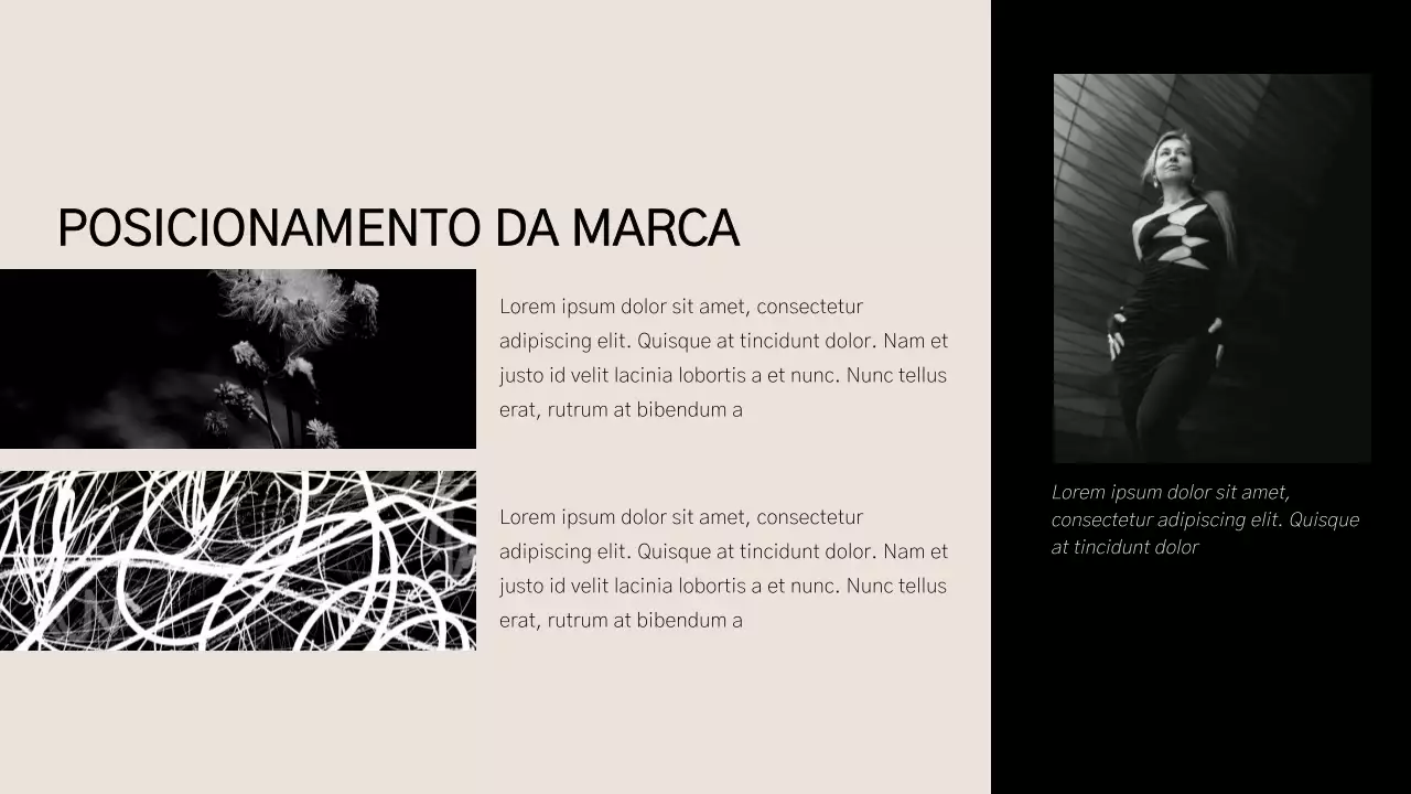 Apresentação de livro de histórias de moda moderna bege