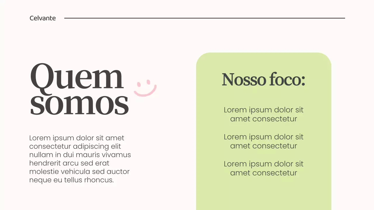 Apresentação do anúncio do Green Minimal Wellness