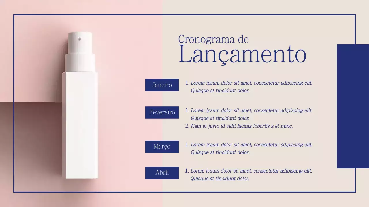 Apresentação de anúncio de cuidados com a pele elegante bege