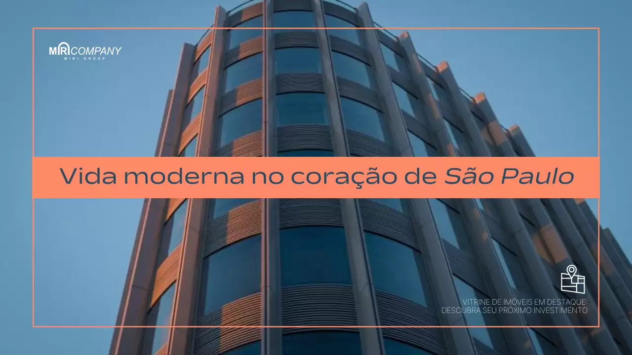 Apresentação de Anúncio Imobiliário Moderno Laranja