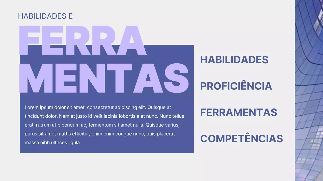 Apresentação do Portfólio de Design Moderno Roxo