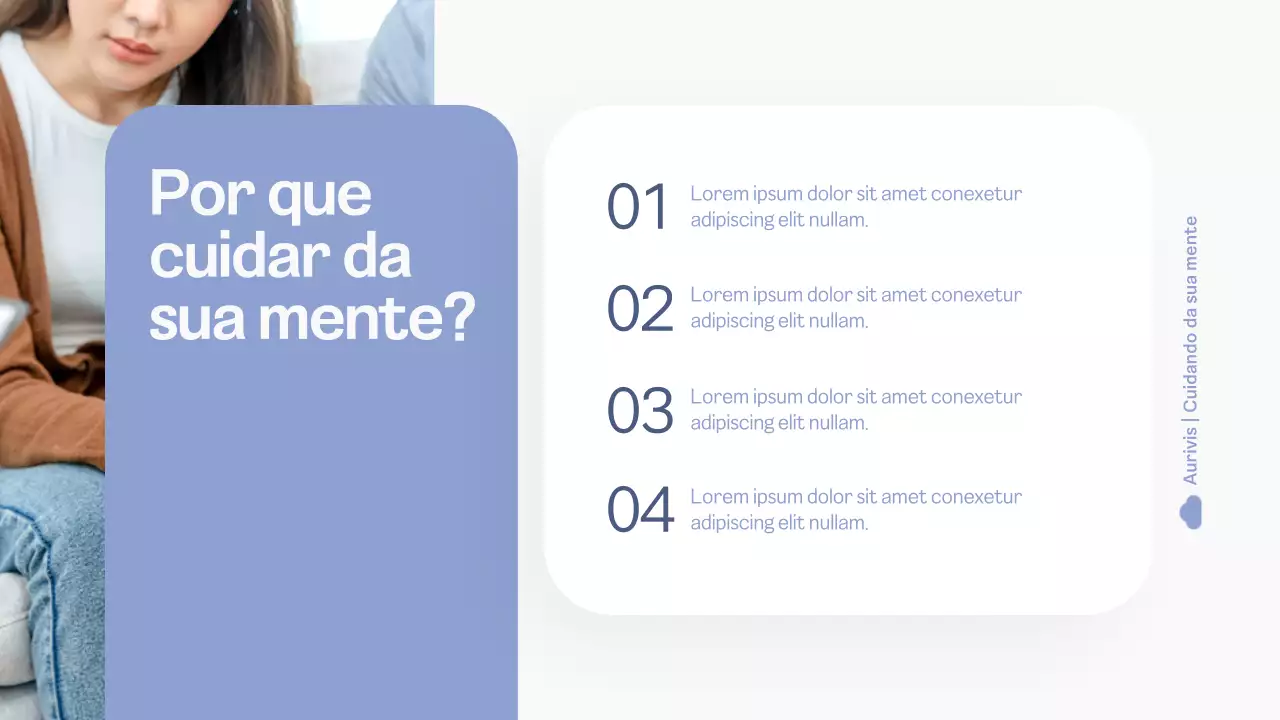 Apresentação para Clínicas de Psicologia Apresentação Azul e Branco