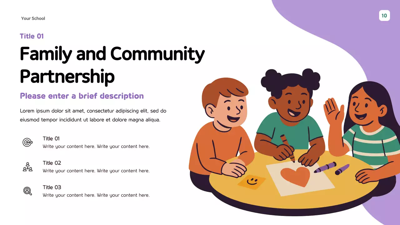 Purple Playful Education Learning Strategy Presentation