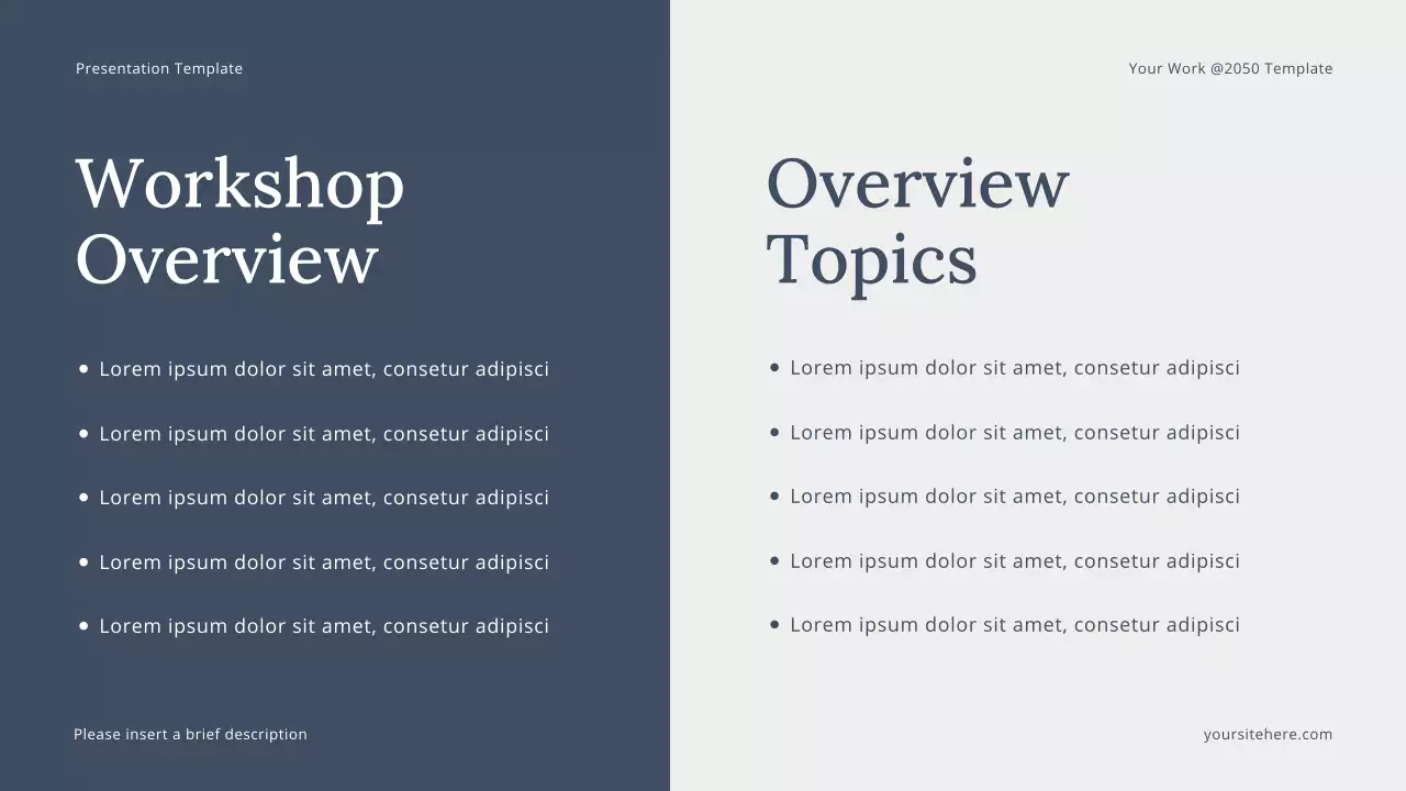 Grey Modern Personal Storytelling Lecture Presentation