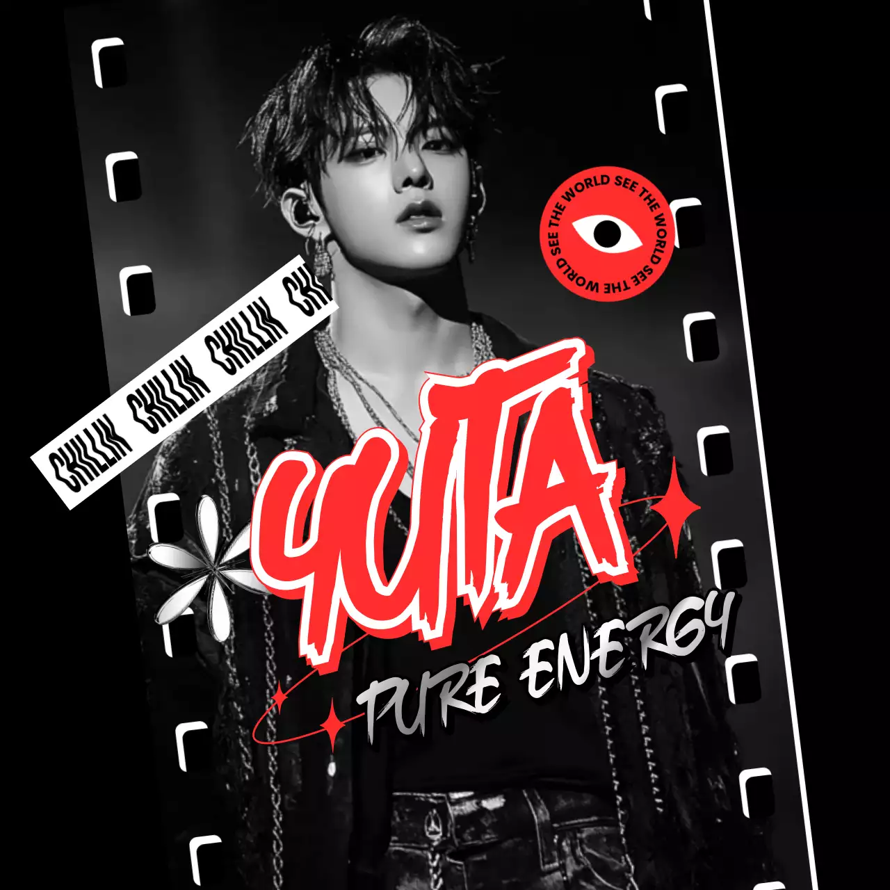 黒 赤 目立つ 推し活