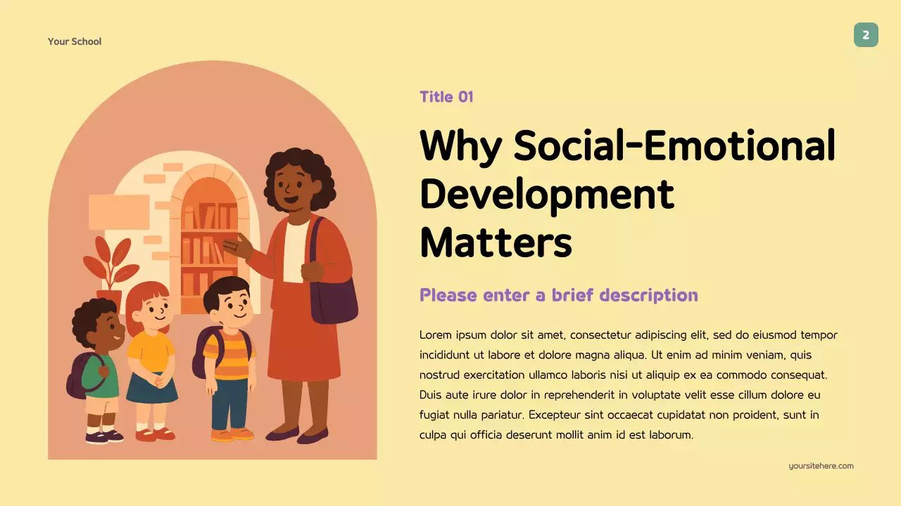 Purple Playful Education Learning Strategy Presentation