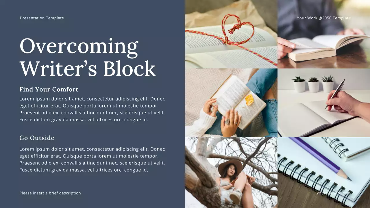 Grey Modern Personal Storytelling Lecture Presentation