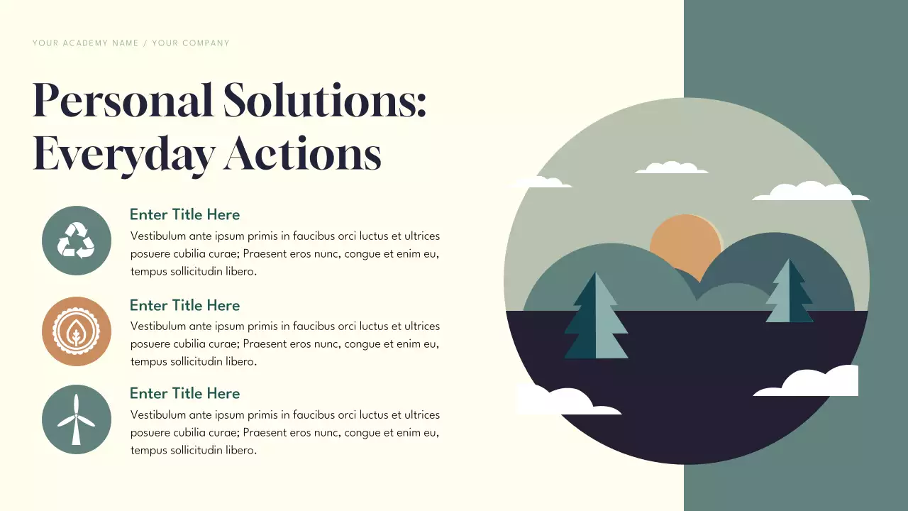 Blue Global Warming Lecture Presentation