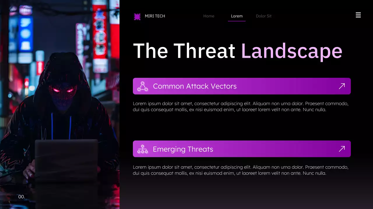 Purple Modern Cybersecurity Essentials Bootcamp Presentation