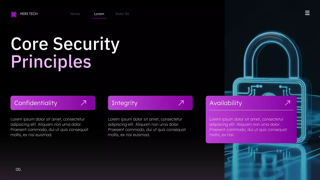 Purple Modern Cybersecurity Essentials Bootcamp Presentation