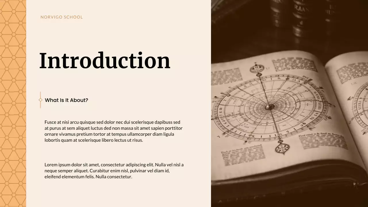 Beige Classic Historical Literature Lecture Presentation