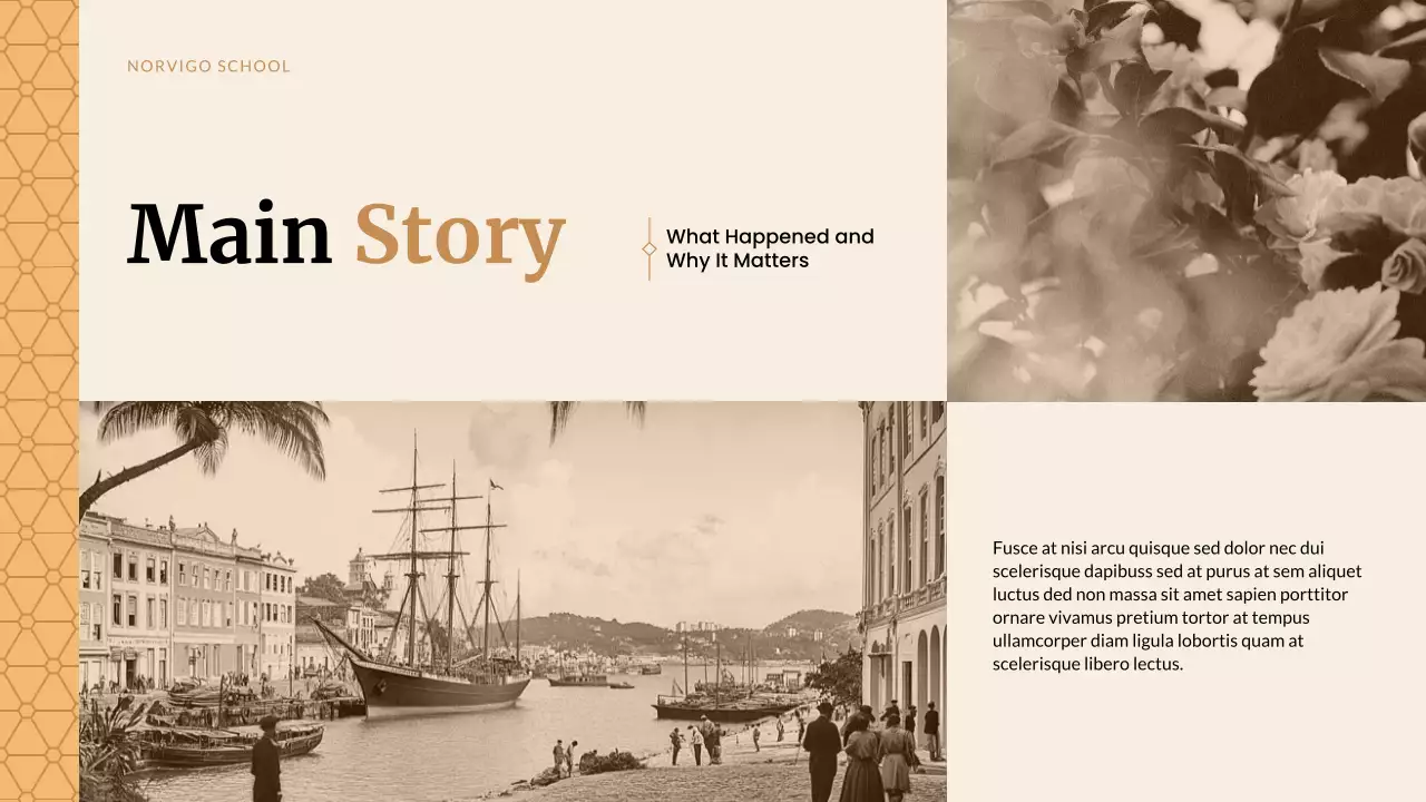 Beige Classic Historical Literature Lecture Presentation